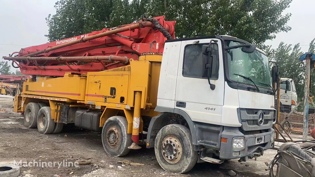 Mercedes-Benz Actros 4141 şaside Putzmeister M42   beton pompası