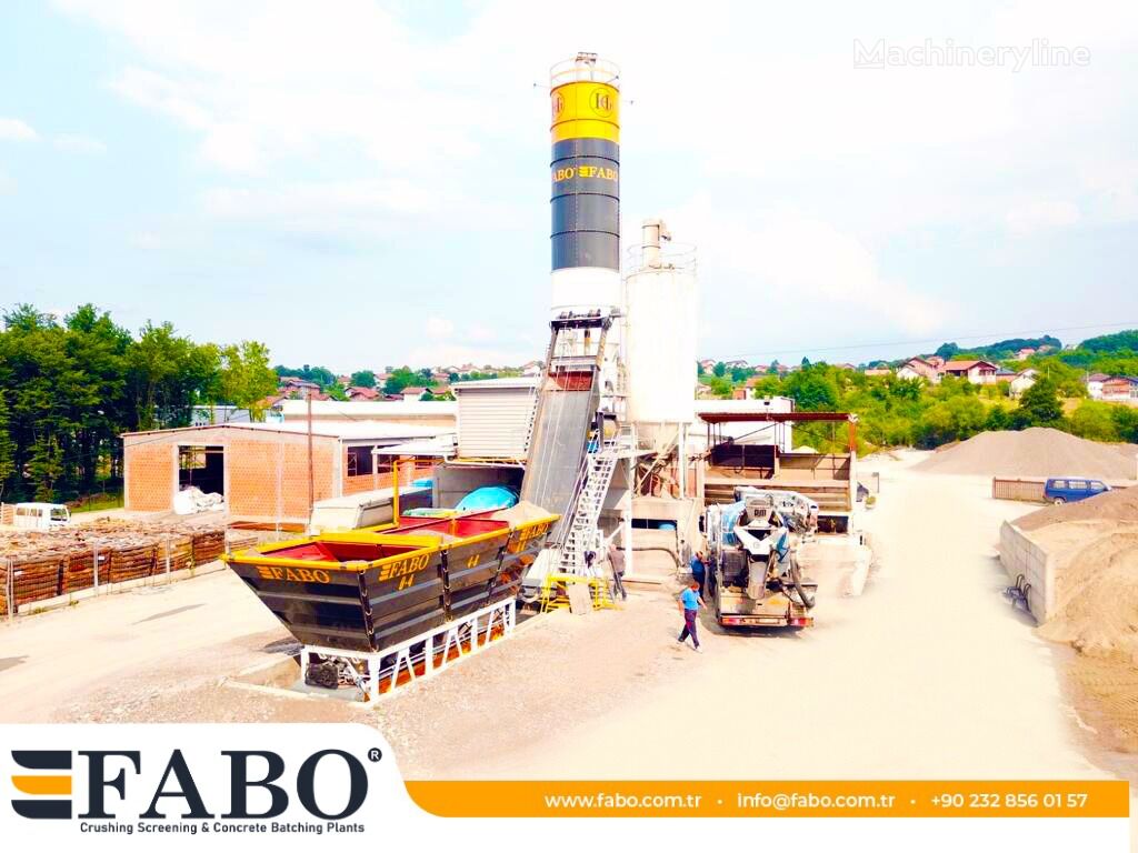 yeni FABO FABOMIX COMPACT-60 CONCRETE  PLANT | NEW PROJECT | STOCK beton santrali