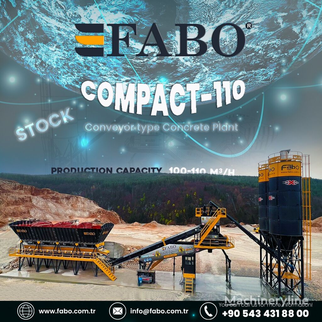 yeni FABO BETONNYY ZAVOD FABOMIX COMPACT-110 | NOVYY PROEKT   beton santrali