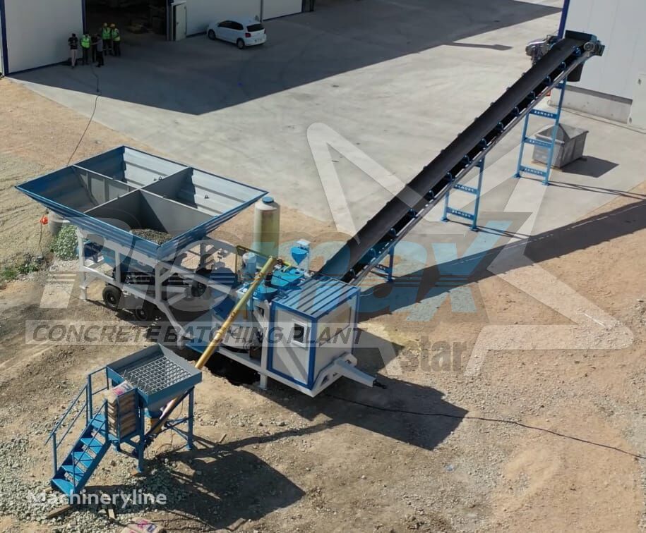 yeni Promax Mobile Concrete Batching Plant M35-PLNT (35m3/h) beton santrali