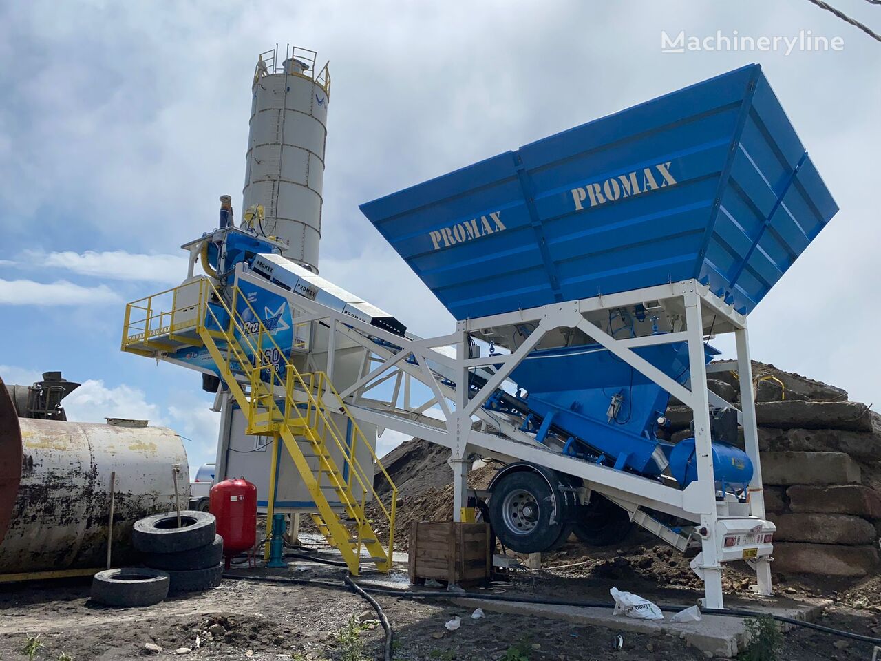 yeni Promax PLANTA DE HORMIGÓN MÓVIL M60-SNG (60m3/h) beton santrali