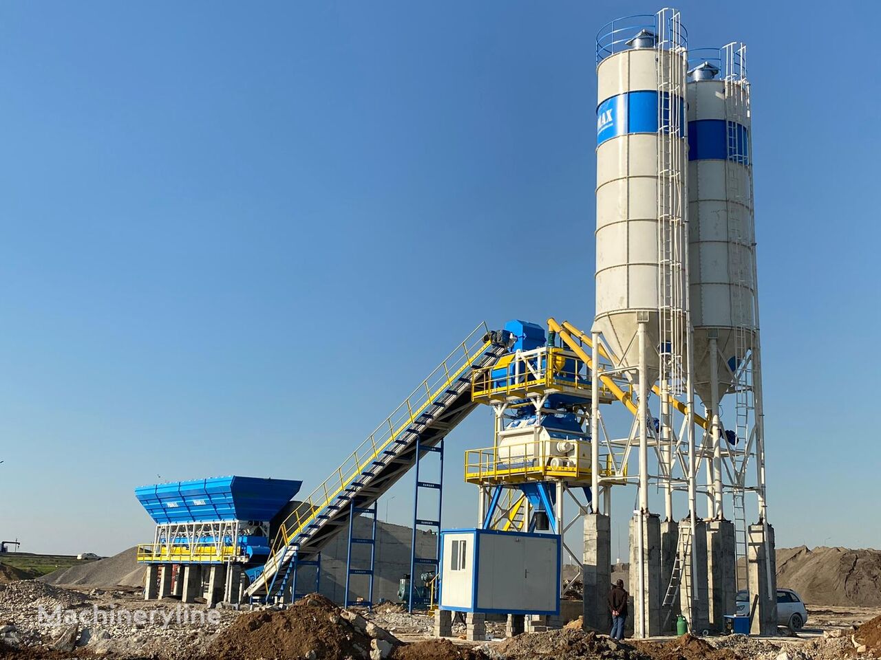 yeni Promax STATIONARY Concrete Batching Plant PROMAX S130-TWN (130m3/h) beton santrali