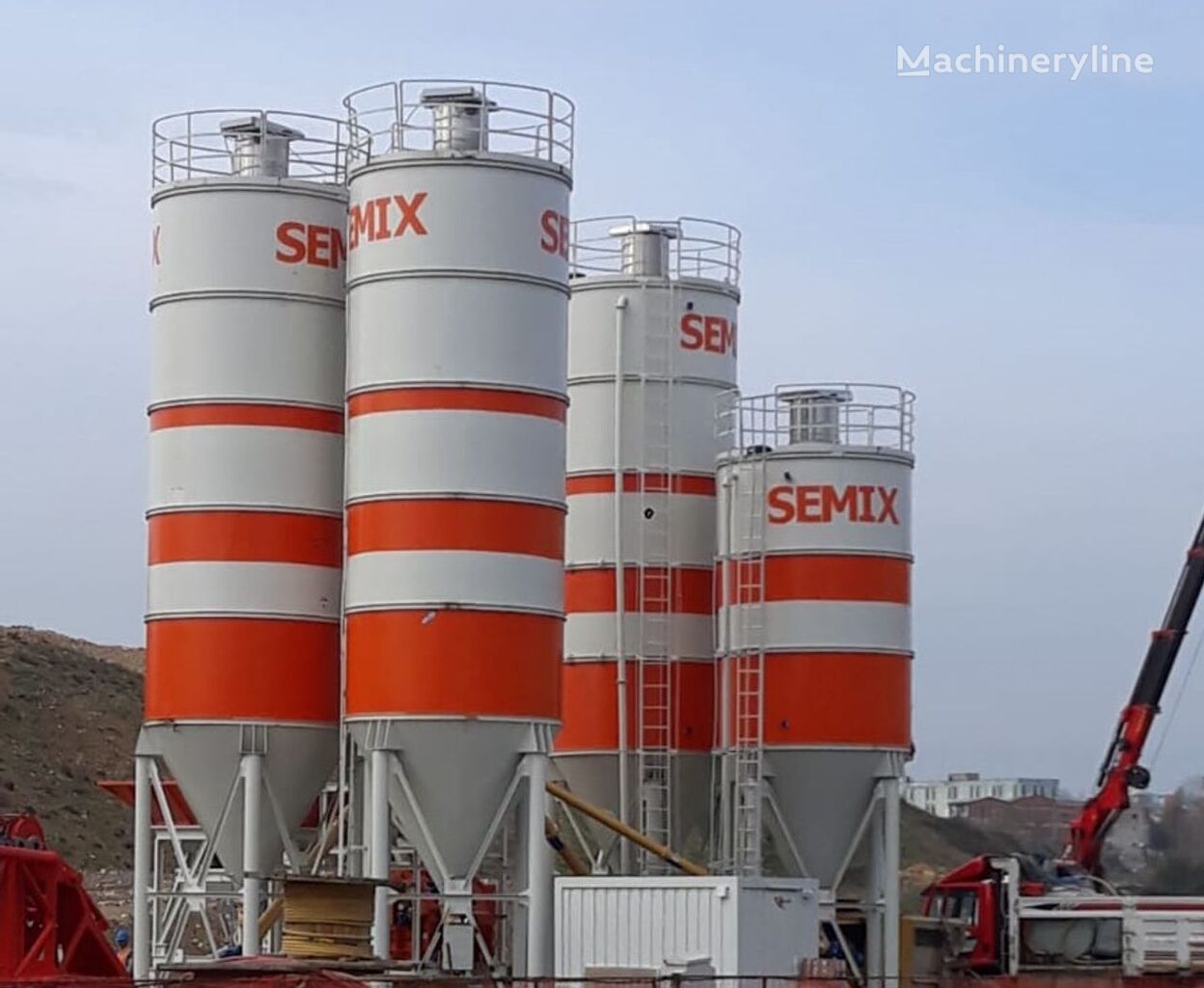 yeni Semix Silos de ciment cimento silosu