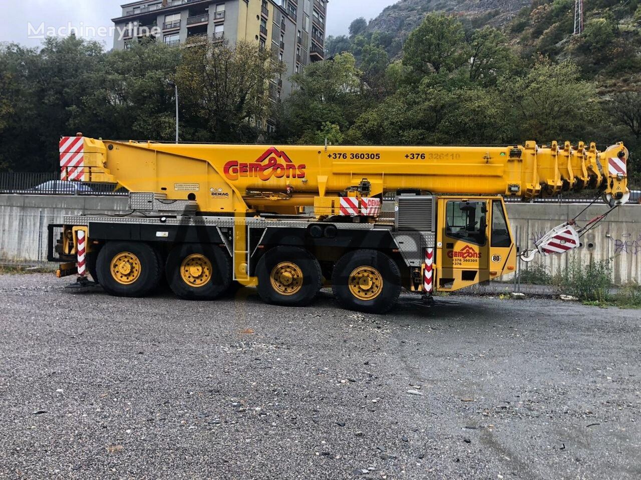 Demag AC80/2 mobil vinç