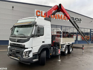 Volvo FMX 500 6x4 Euro 6 Fassi 45 Tonmeter laadkraan mobil vinç