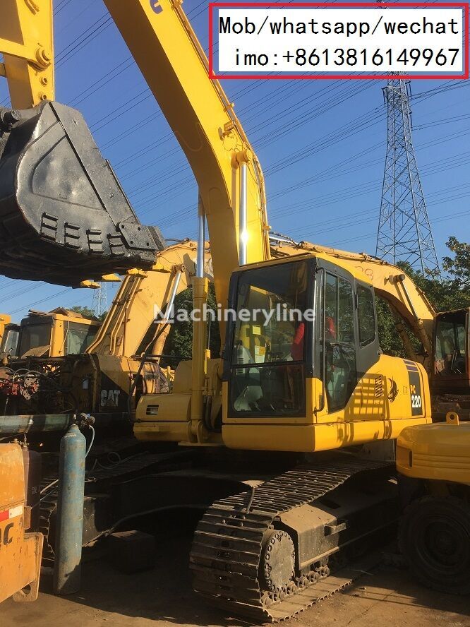 Komatsu PC220-7 paletli ekskavatör